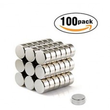 Netany 100-Pack Mini Refrigerator Magnets - 1/4'' x 1/8" - Fridge magnets, DIY Magnets & Craft magnets